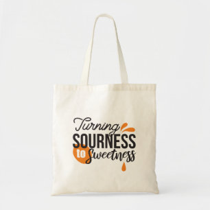 Tote Bag Message de vie positif - Transformer l'acide en su