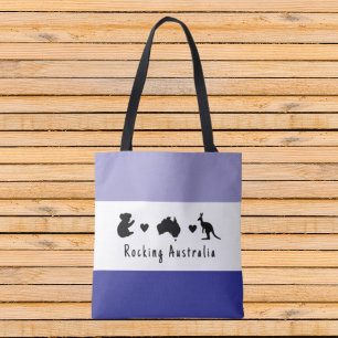 Tote Bag Message personnalisé Rocking Australia Day