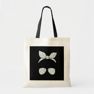 Tote Bag Messy Bun Maman Bandana Lunettes Ménage Vie