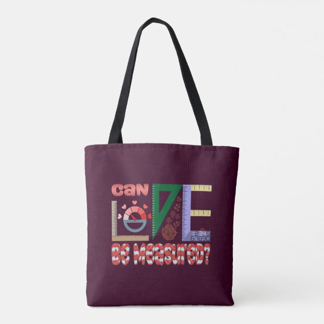 Tote Bag Mesures de l'amour (Dos)