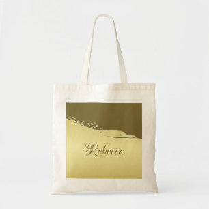 Tote Bag Métal or de luxe décoratif sur or militaire