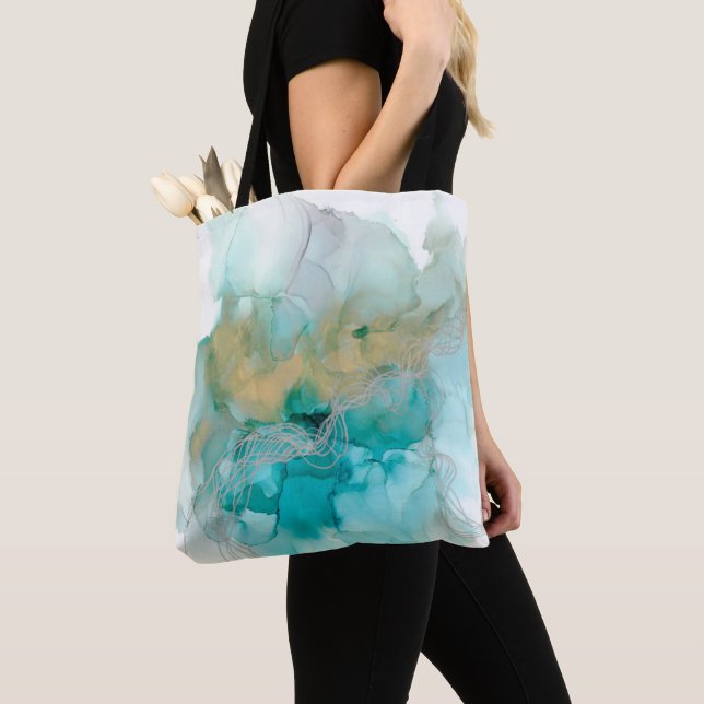 Tote Bag Métalliques tissées (De près)