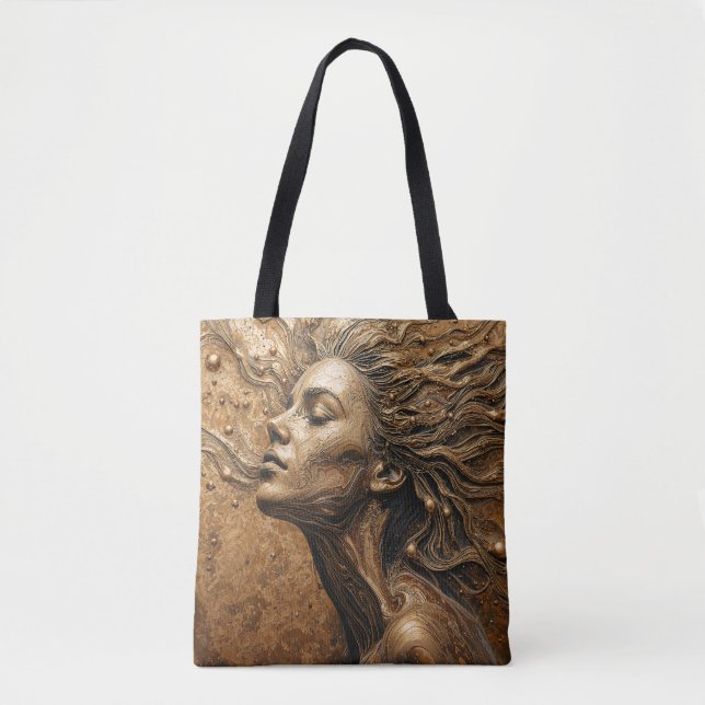 Tote Bag “Metamorphosis of Light” – A Surreal Portrait (Devant)