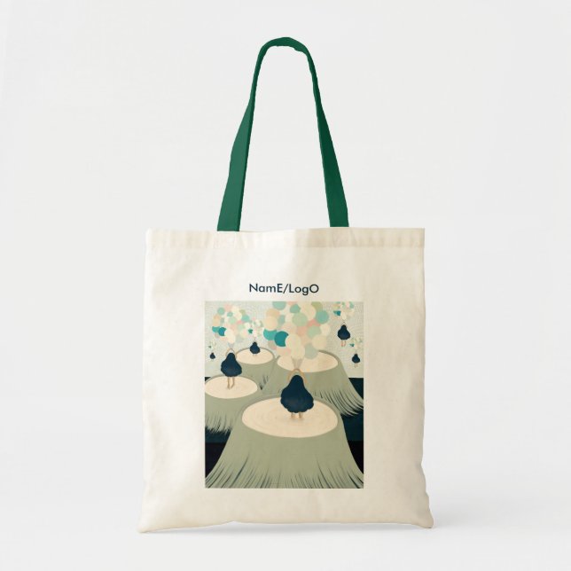 Tote Bag métaphore_22_une fille dans le rêve (Devant)