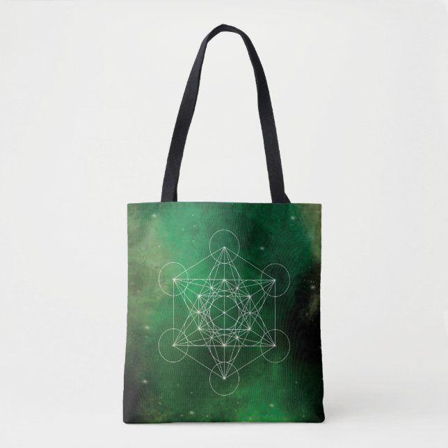 Tote Bag Métatron, chakra, zen, géométrie sacrée, angel (Devant)