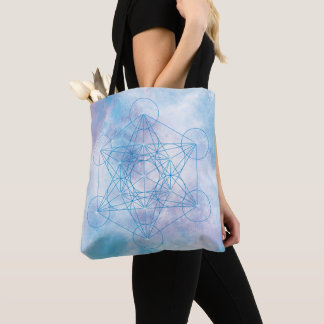 Tote Bag Metatron’s Cube Sacred Geometry