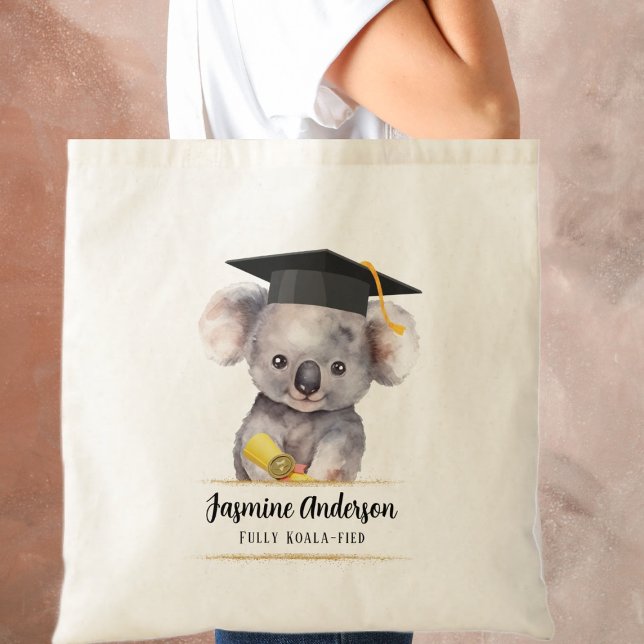 Tote Bag Mete Graduation Koala personnalisée (Créateur téléchargé)
