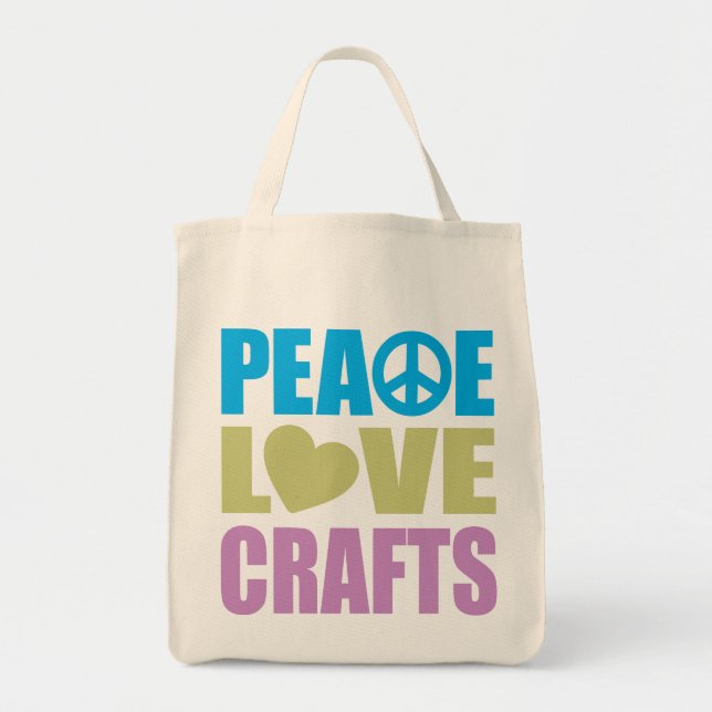 Tote Bag Métiers d'amour de paix (Devant)