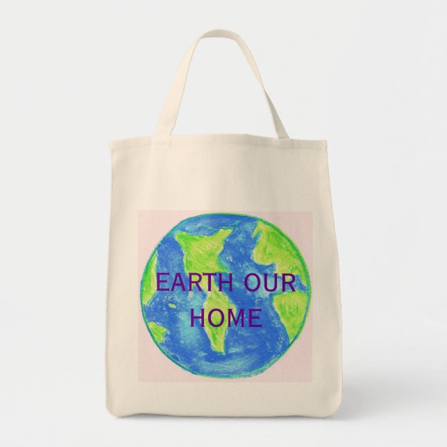 TOTE BAG METTEZ À LA TERRE NOTRE MARCHÉ INTÉRIEUR (Devant)