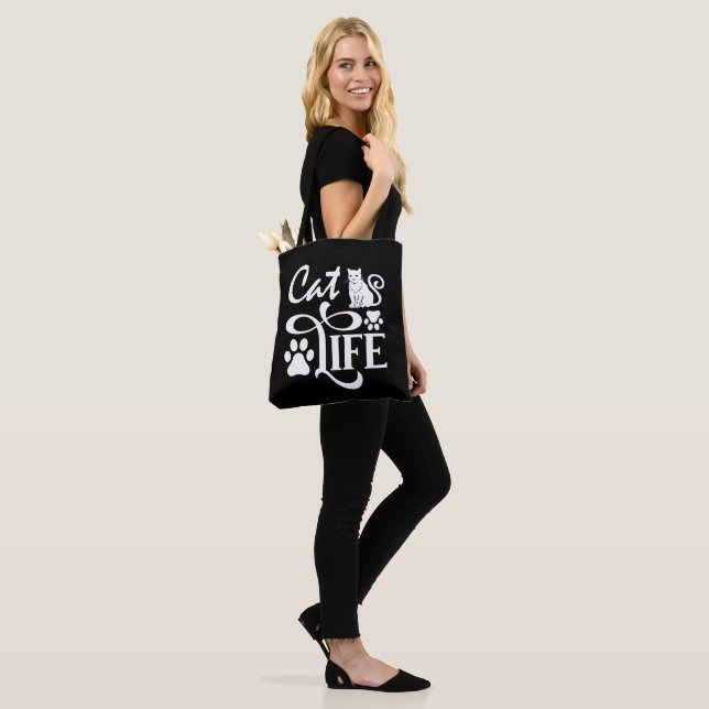 Tote Bag Mettez votre chat (Sur le modèle)