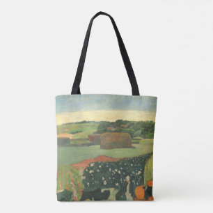 Tote Bag Meules en Bretagne par Paul Gauguin, Art ancien
