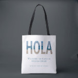 Tote Bag Mexique Destination Wedding Welcome Bag pour l'inv<br><div class="desc">Merci à vos invités d'être venus à votre mariage avec ce beau sac de bienvenue de mariage HOLA photo typographie de plage dans leur chambre d'hôtel. Ils seront si heureux qu'ils se joignent à vous pour vous entendre dire que vous êtes au Mexique.</div>
