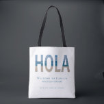 Tote Bag Mexique Destination Wedding Welcome Bag pour l'inv<br><div class="desc">Merci à vos invités d'être venus à votre mariage avec ce beau sac de bienvenue de mariage HOLA photo typographie de plage dans leur chambre d'hôtel. Ils seront si heureux qu'ils se joignent à vous pour vous entendre dire que vous êtes au Mexique.</div>