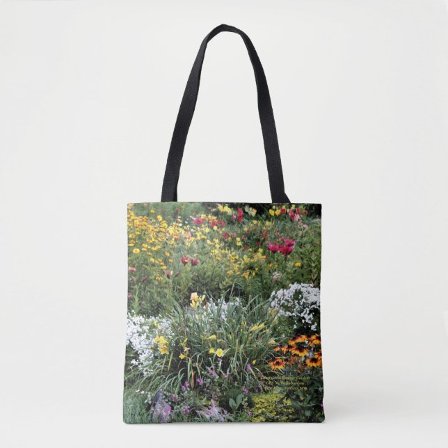 Tote Bag Mi jardins colorés d'été (Devant)