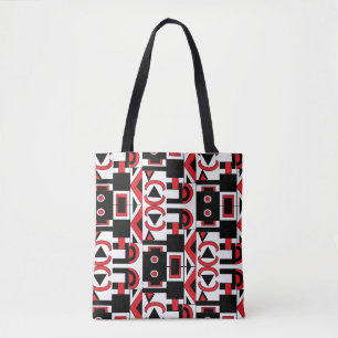 Tote Bag Mi-siècle Contemporain Abstrait Géométrique
