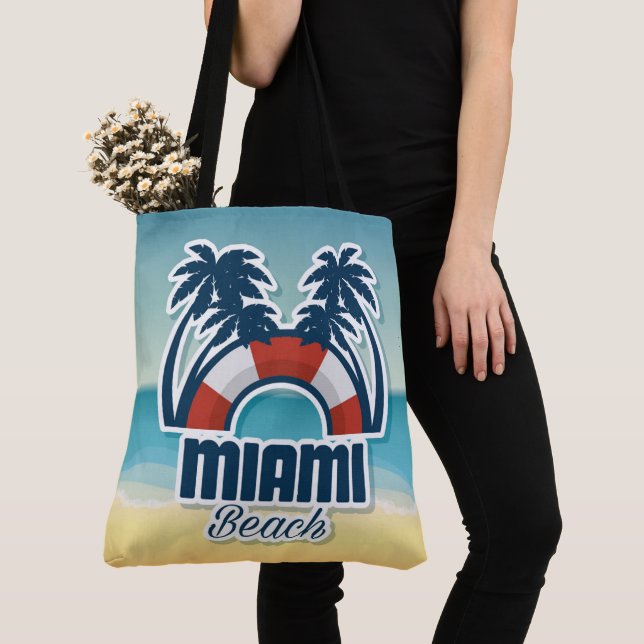 Tote Bag Miami Beach Floride (De près)