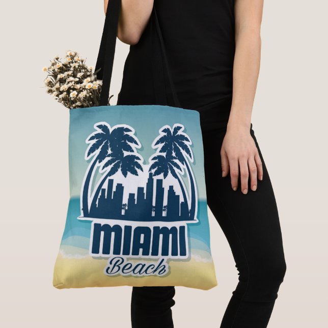Tote Bag Miami Beach Floride (De près)