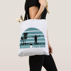 Tote Bag Miami Beach Floride vintage