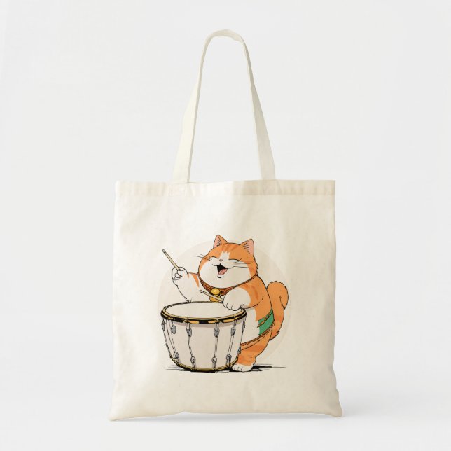 Tote Bag Miaulements et Mélodies (Devant)