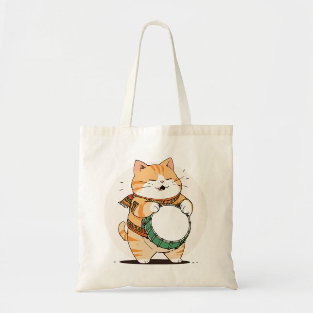Tote Bag Miaulements et Mélodies (Devant)