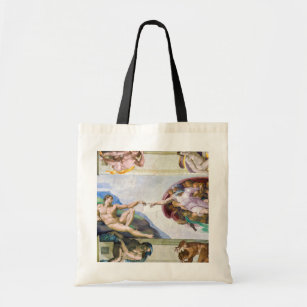 Tote Bag Michelangelo - Création d'Adam, Chapelle Sixtine