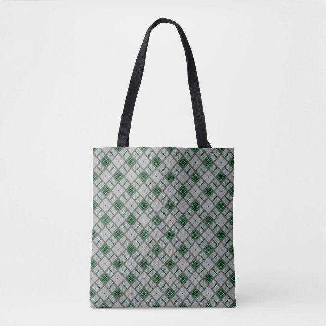 Tote Bag Michigan State University Tartan (Devant)
