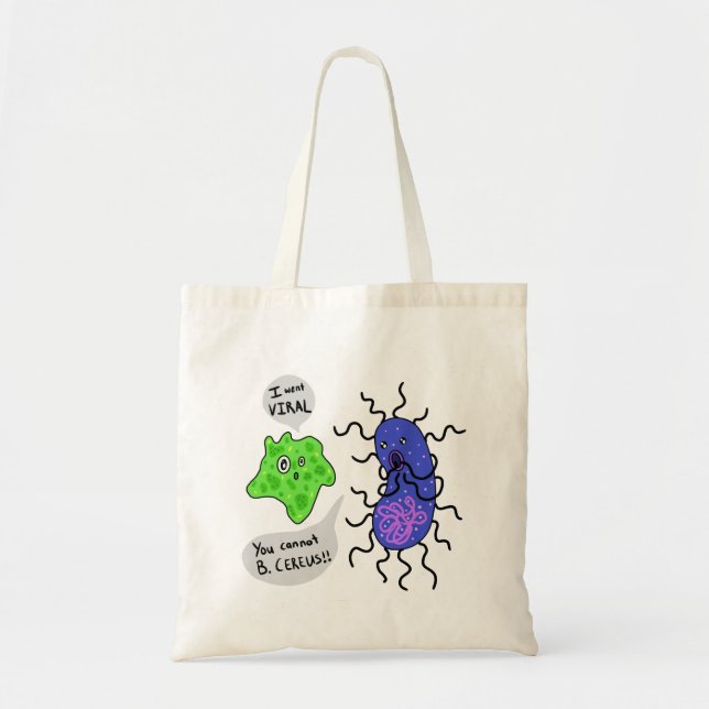Tote Bag Microbes Virales (Devant)