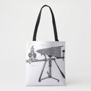 Tote Bag Microscope du XVIIIe siècle Antique Science INSTRU