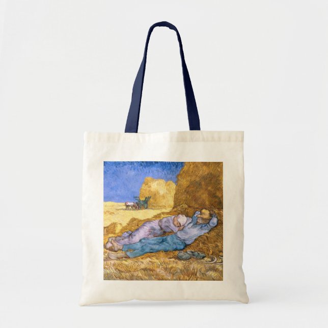 Tote Bag Midi de Vincent van Gogh |, la sièste, après (Devant)