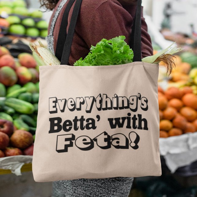 Tote Bag Mieux avec Feta (Créateur téléchargé)