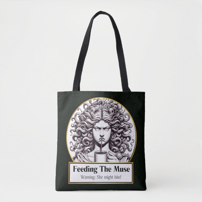 Tote Bag Might Bite : Les Chroniques Grumpy Muse (Devant)