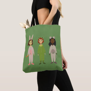 Tote Bag mignon amis de la fête du Pyjama pour toujours