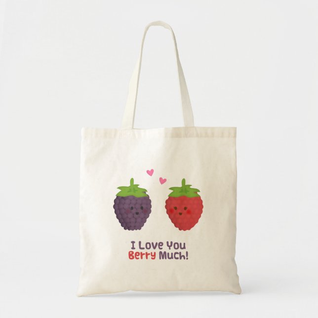 Tote Bag Mignon Amour Vous Muchi Muchi Valentin Pun Humour (Devant)
