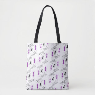 Tote Bag Mignon araignées Halloween gribouillis et toiles v