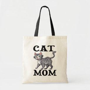 Tote Bag Mignon Chat Gris Cadeau Dessin Animé Chat Sauvetag