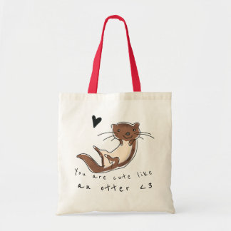 Tote Bag mignon comme une loutre