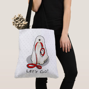 Tote Bag Mignon Drôle Allons-y ! Marche Chien Komondor avec