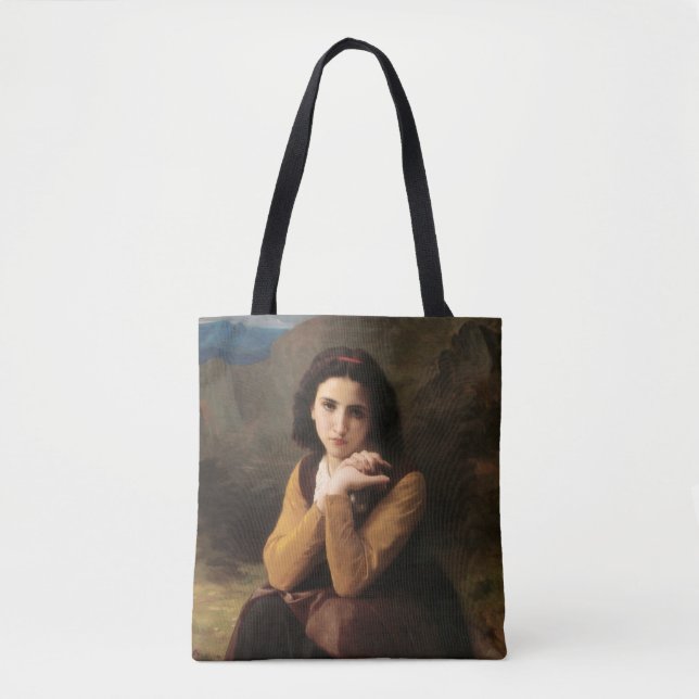 Tote Bag Mignon Innocence d'une adolescente, Bouguereau (Devant)