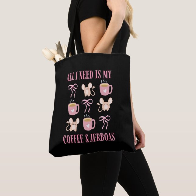 Tote Bag Mignon JERBOA ET CAFE (De près)