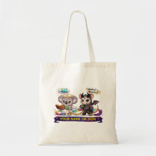 Tote Bag Mignon Koala Ange et Opossum du Chaos - Amour et P
