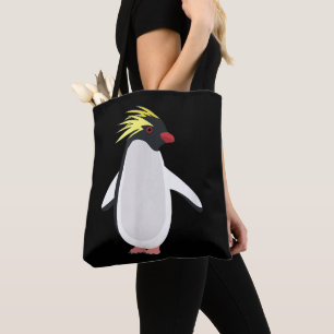 Tote Bag Mignon Manchot Rockhopper Drôle Animal Antarctique
