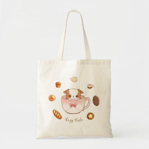 Tote Bag Mignon Mug Chaleureux Mochi Café Pain et Café Asso