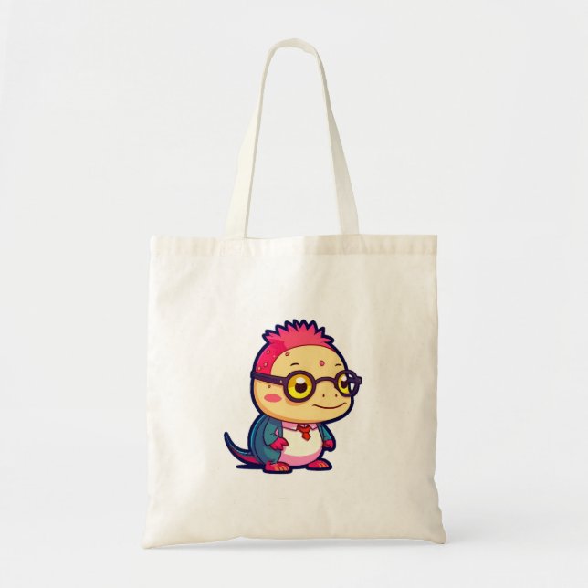 Tote Bag mignon philosophe axolotl (Devant)
