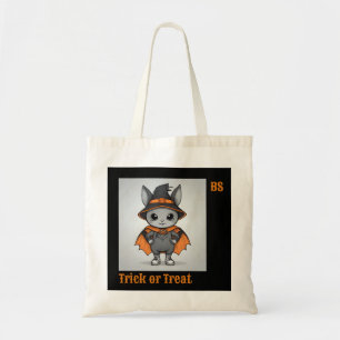 Tote Bag Mignonne chauve-souris d'Halloween en déguisement