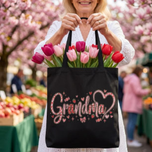 Tote Bag Mignonne, fantaisiste et chaleureuse Grand-mère