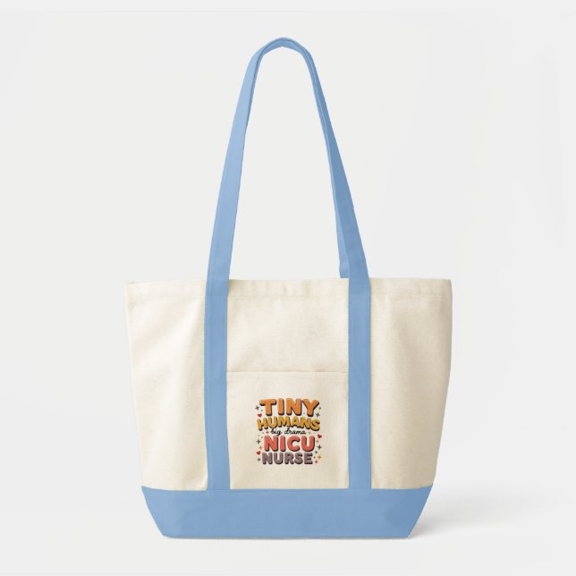 Tote Bag Mignonne infirmière drôle de l'USIN (Devant)