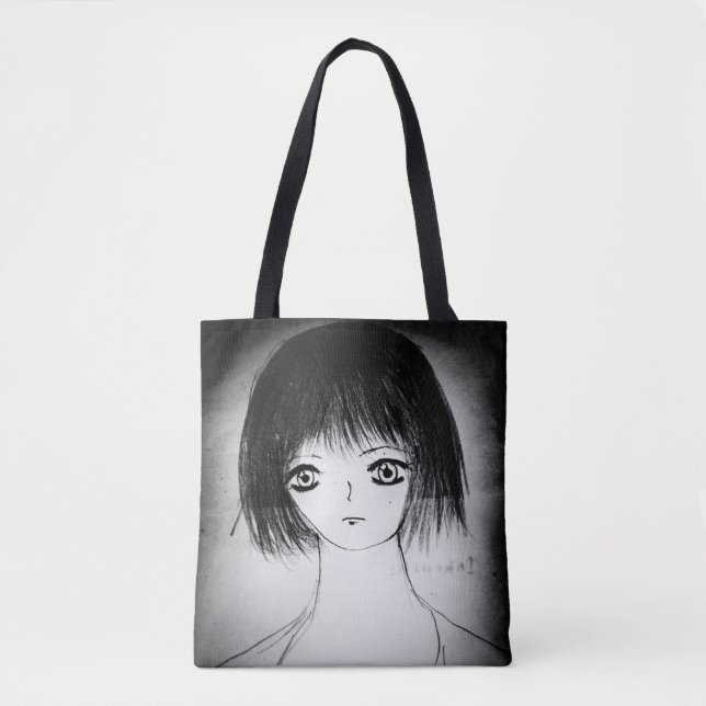 Tote Bag mignonne manga yaei fille (Devant)