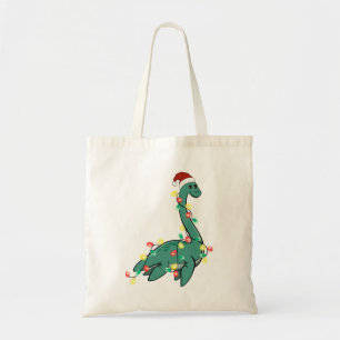 Tote Bag Mignonne monstre de Lochness Noël
