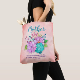 Tote Bag Mignonnes MÈRES Florales