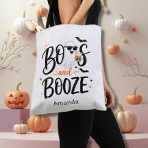 Mignons fantômes Boos et boissons Halloween